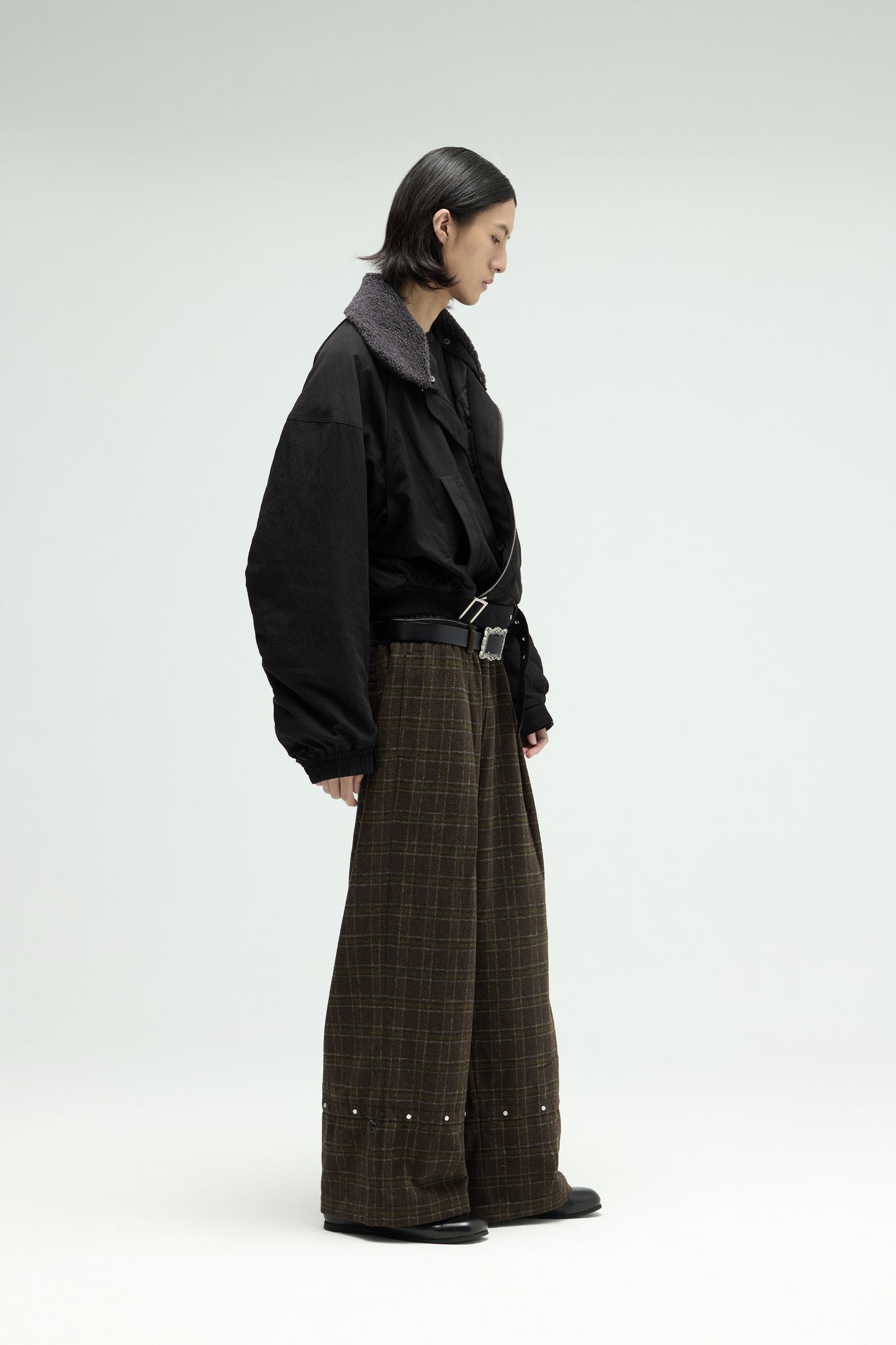 EQUALNEAR_Heartcore Bomber Jacket (Black)