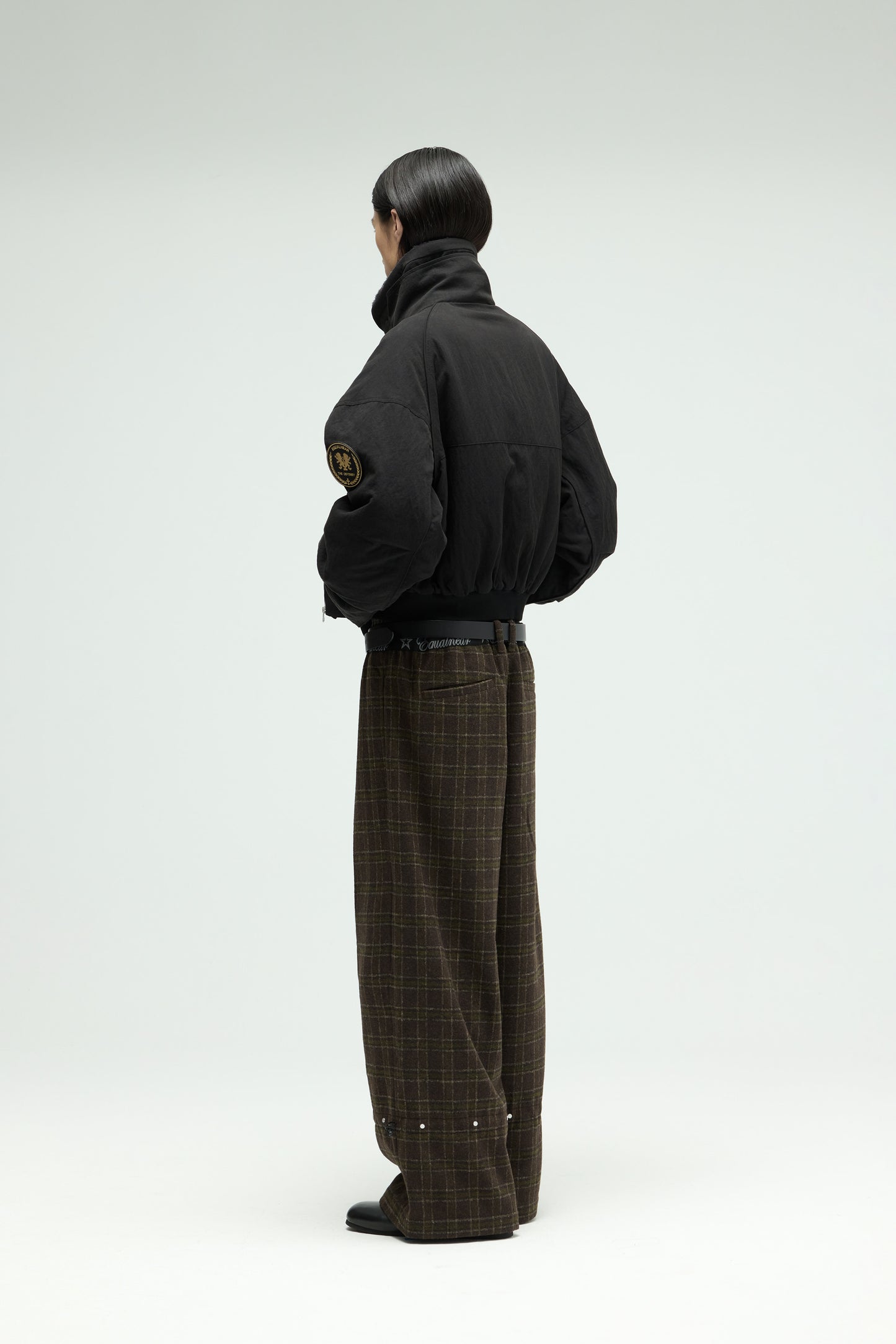 EQUALNEAR_Heartcore Bomber Jacket (Black)