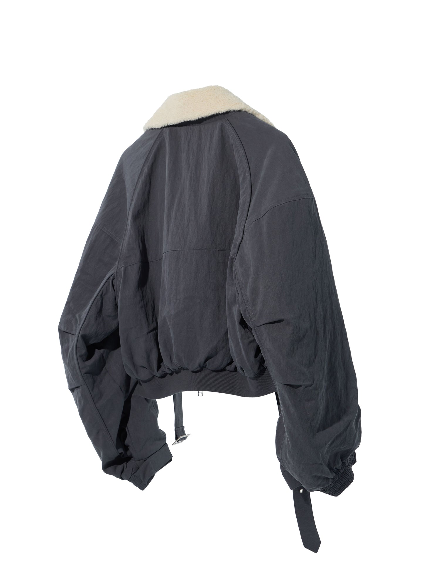 EQUALNEAR_Heartcore Bomber Jacket (Gray)