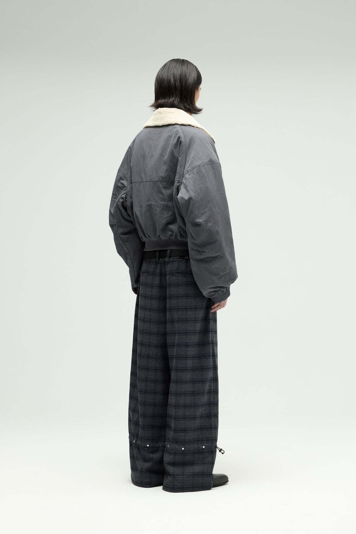 EQUALNEAR_Heartcore Bomber Jacket (Gray)