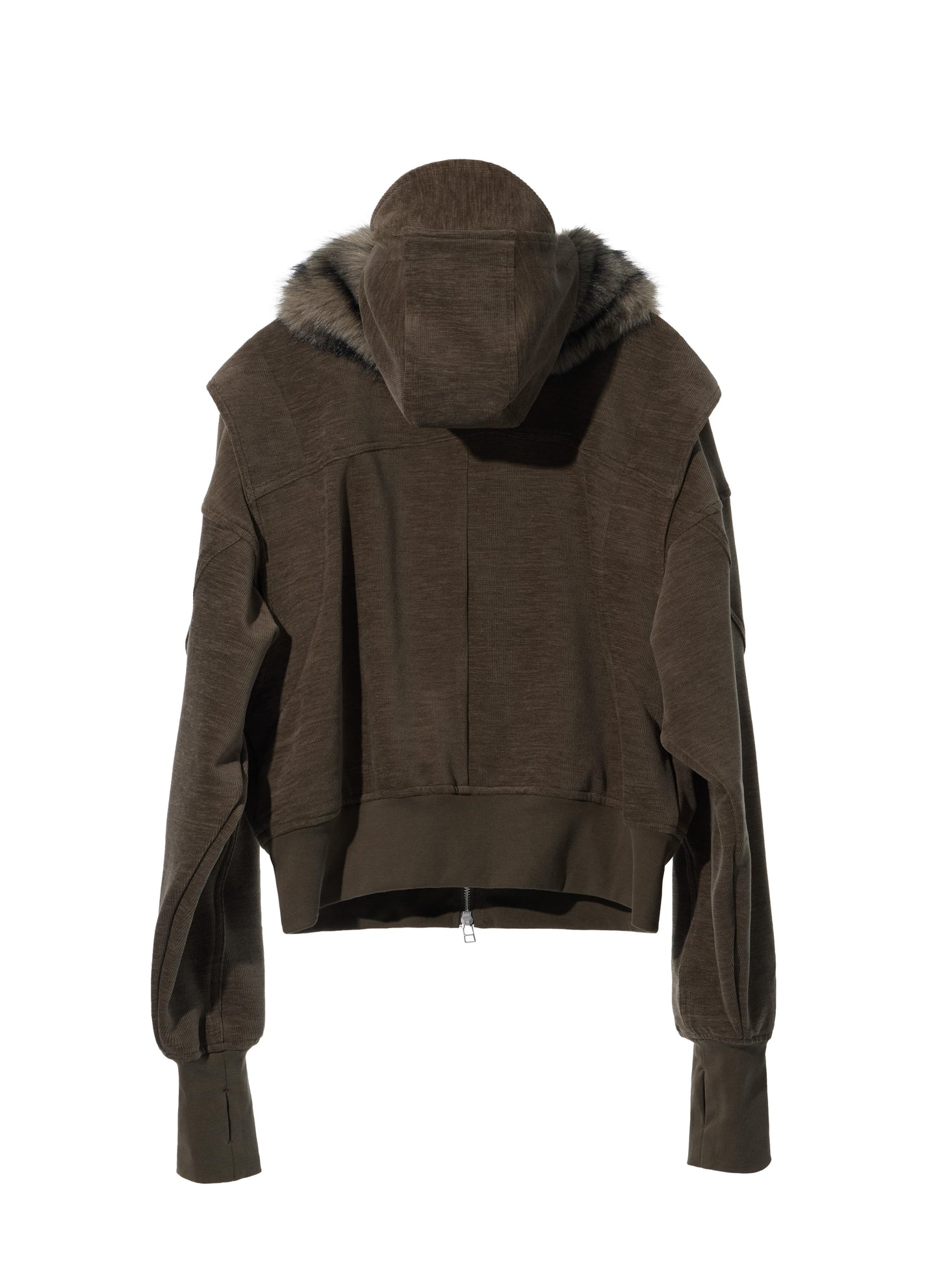 EQUALNEAR_Phantom Zip Hoodie (Olive)