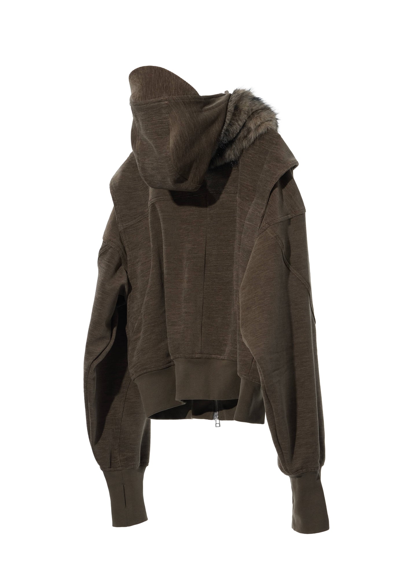 EQUALNEAR_Phantom Zip Hoodie (Olive)