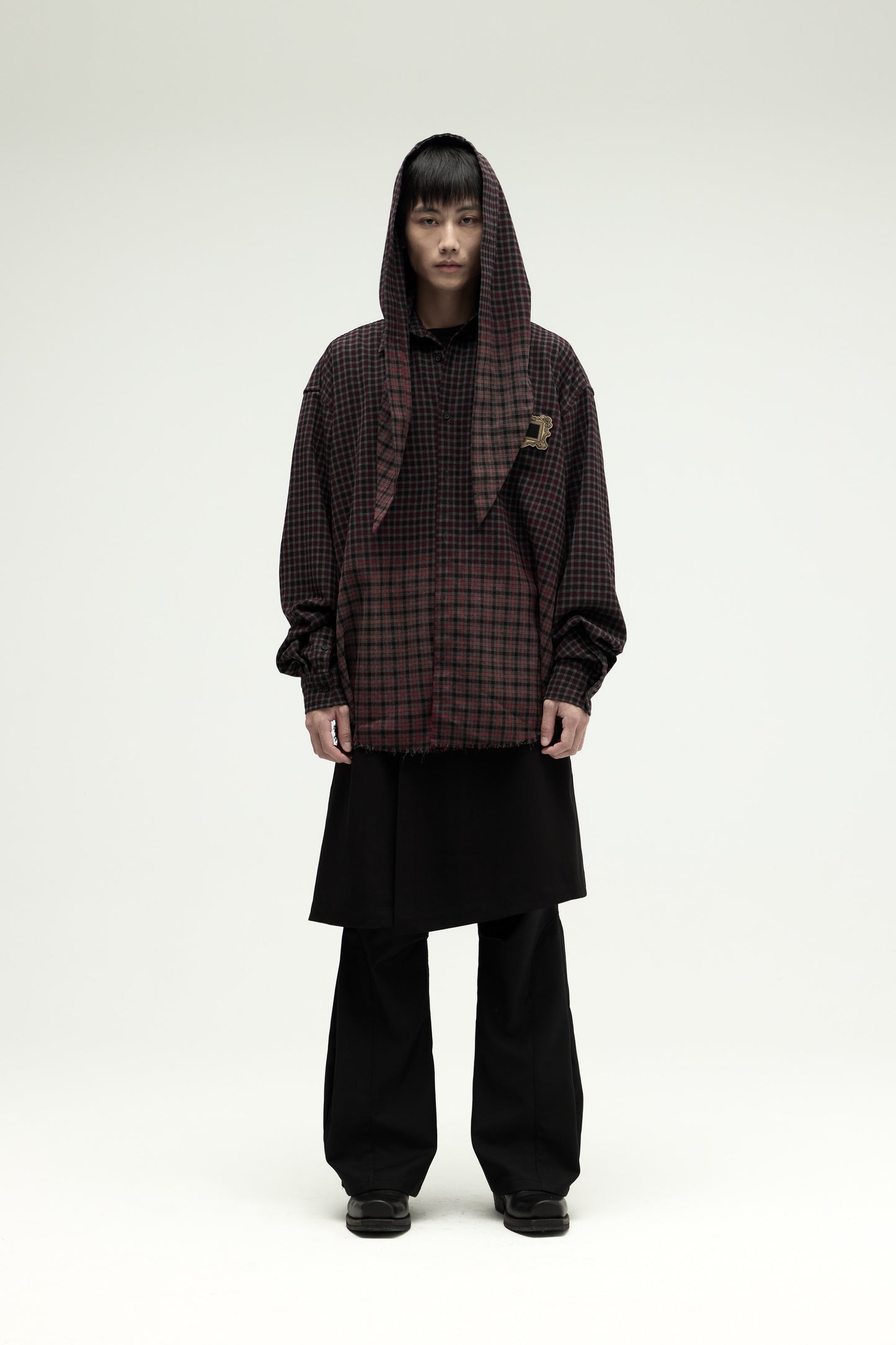 EQUALNEAR_Prisoner LS Shirt (Red)