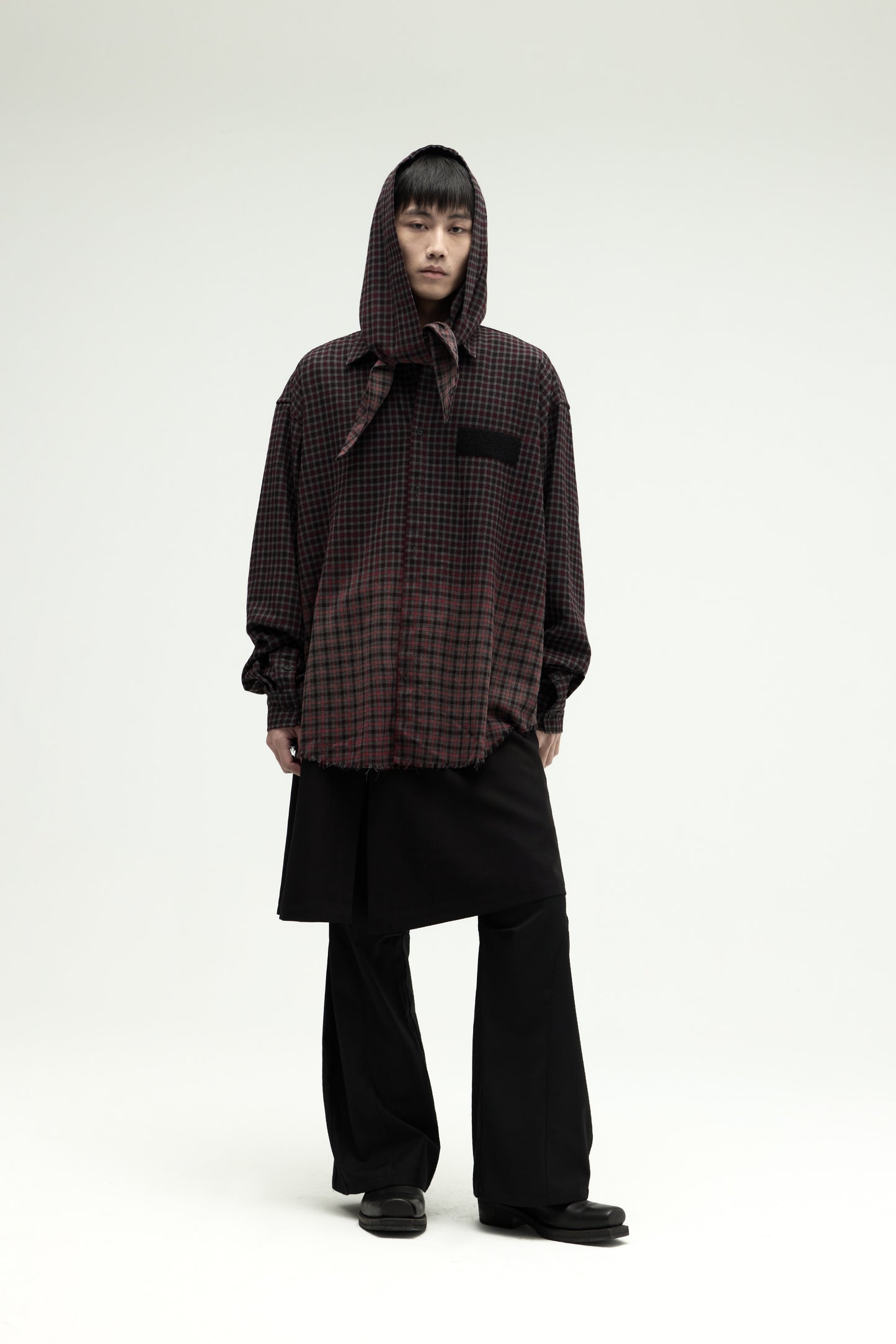 EQUALNEAR_Prisoner LS Shirt (Red)