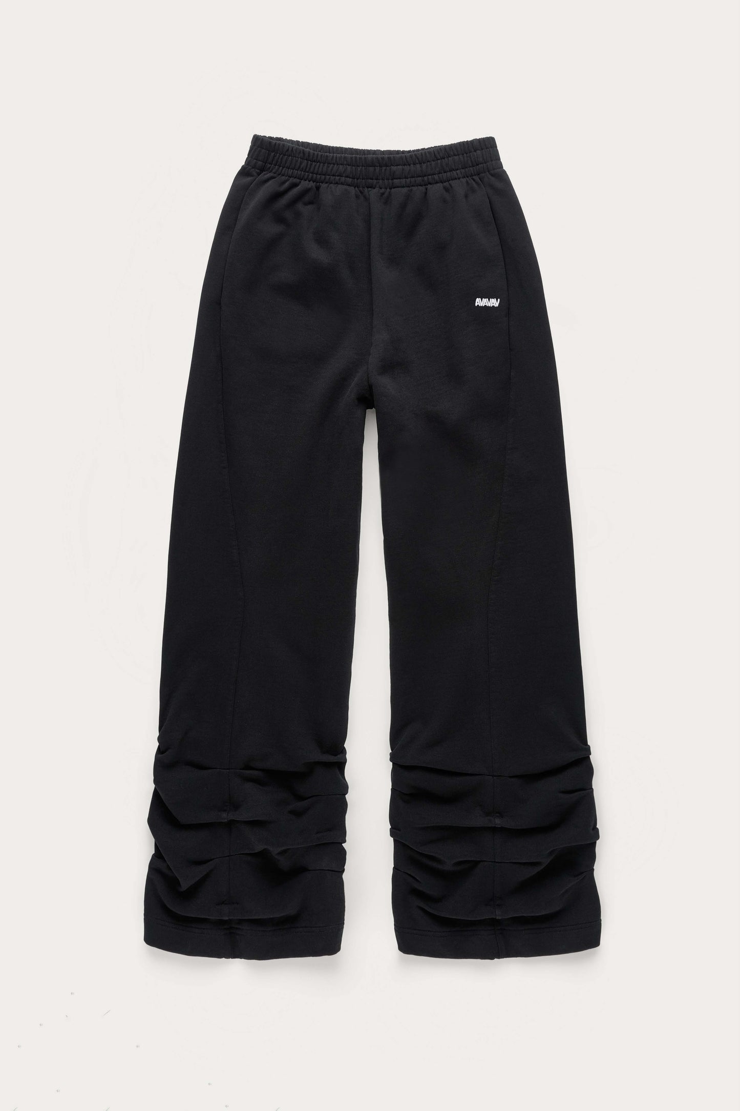 AVAVAV_AVAVAV PLEATED SWEATPANTS BLACK (Black)