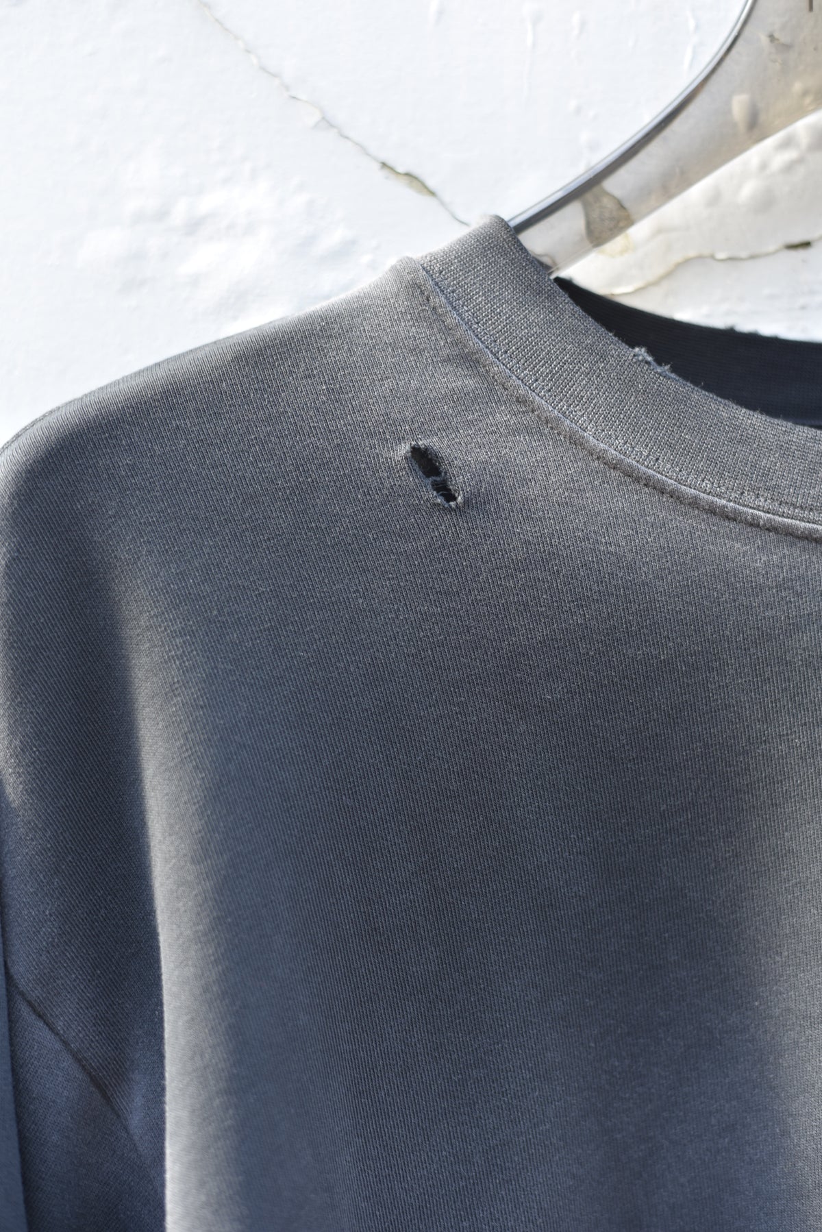 LU'U DAN_Double Deck Tee (Corroded Black)