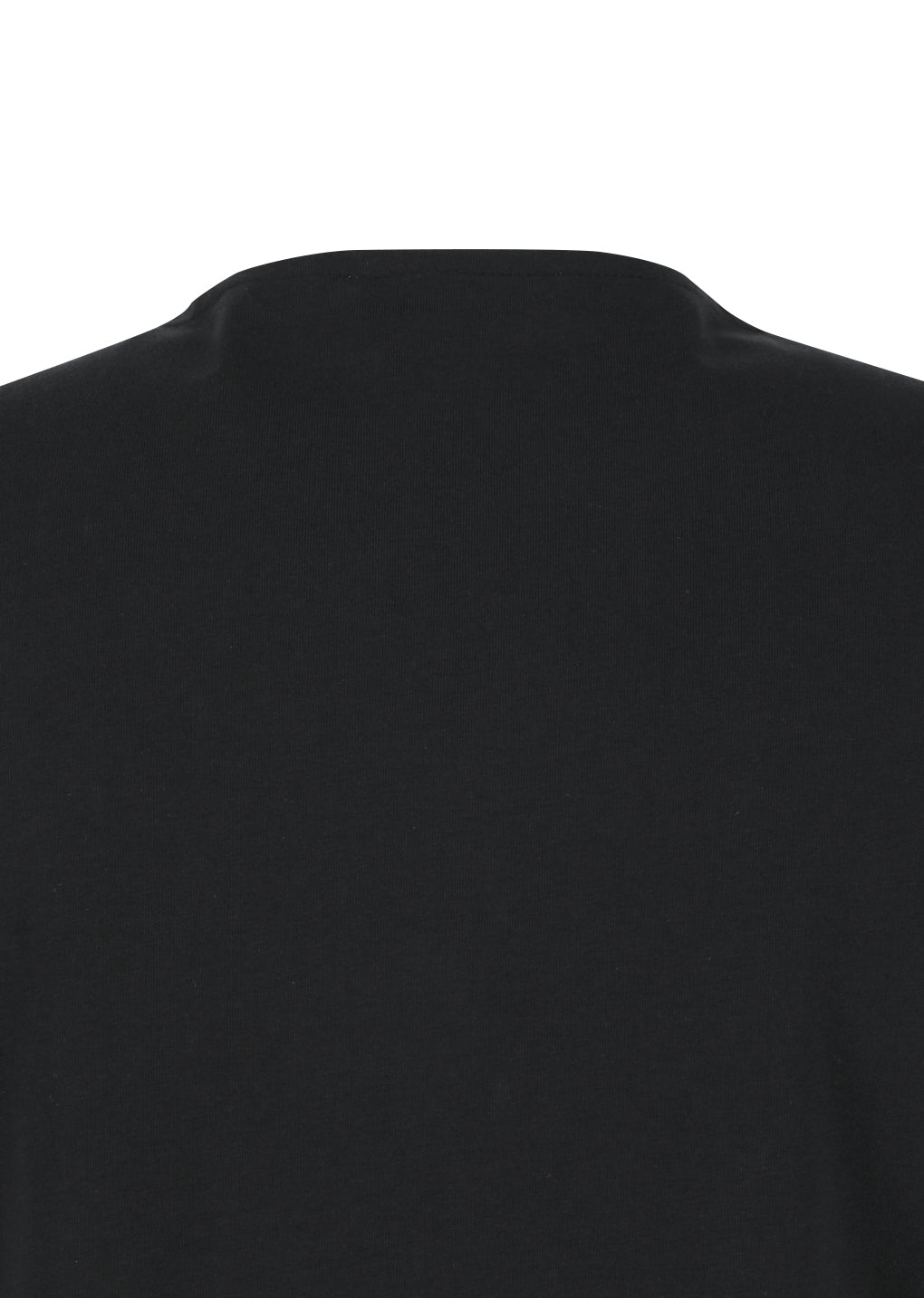 AMOMENTO_BOAT NECK T-SHIRT (Black)