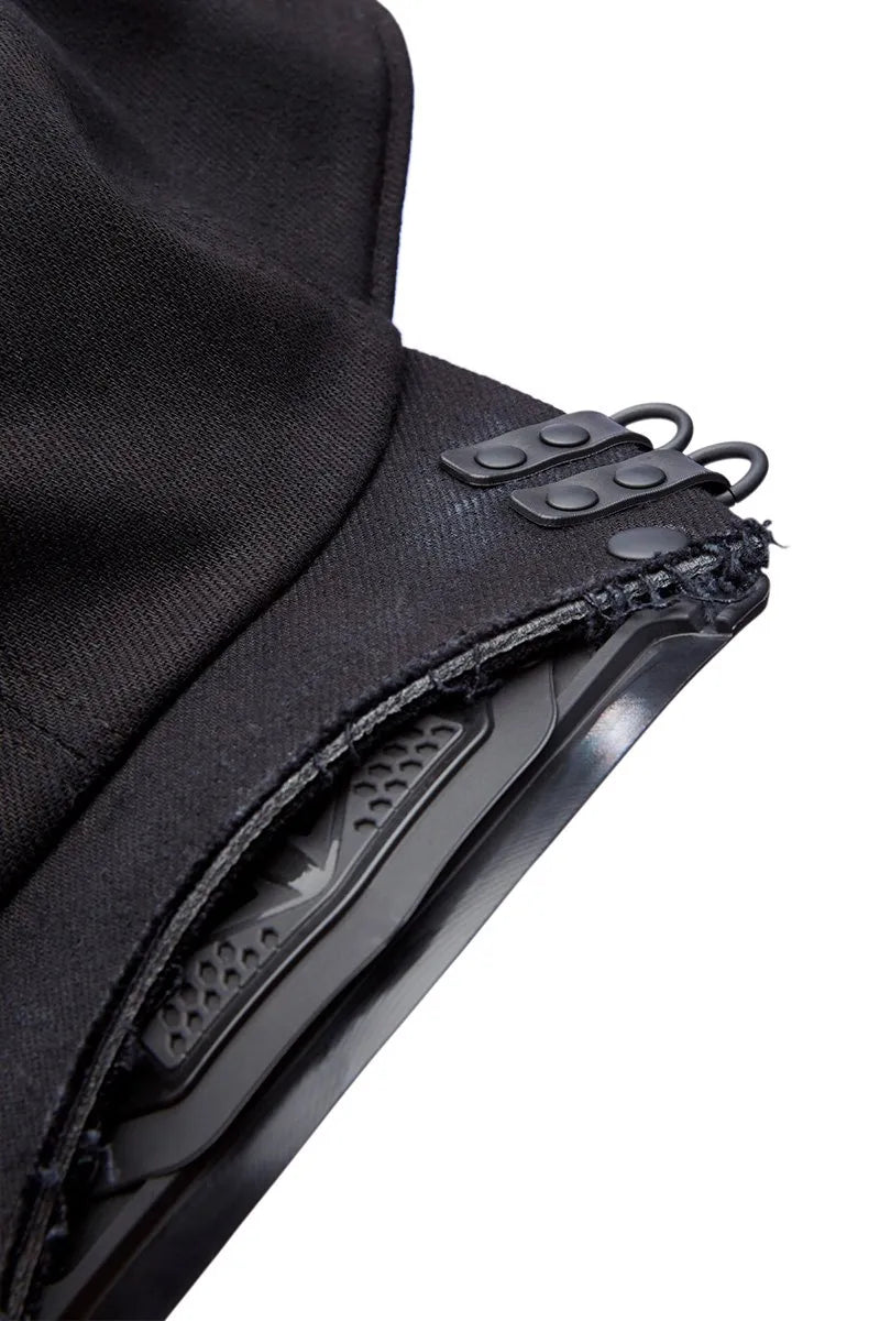 INNERRAUM_OBJECT C52 CROPPED BASEBALL CAP (Black/Black Matt)