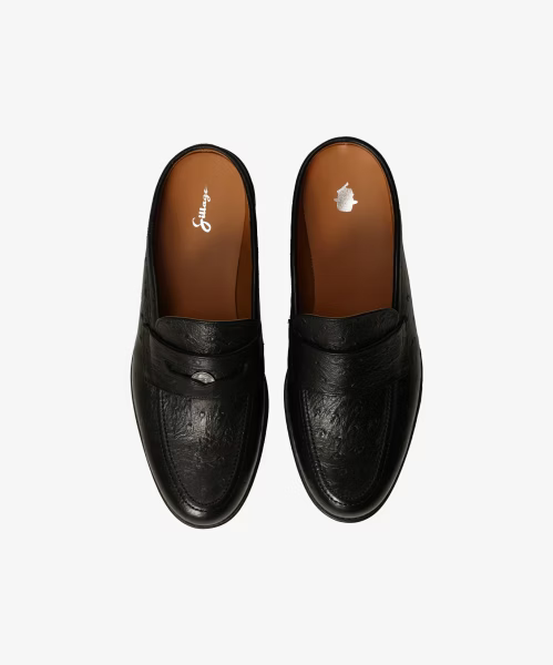 Sillage_Coin Loafer Mule (Black)