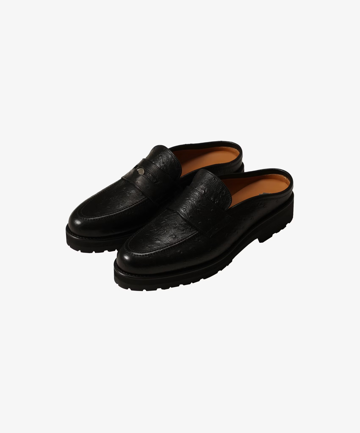 Sillage_Coin Loafer Mule (Black)
