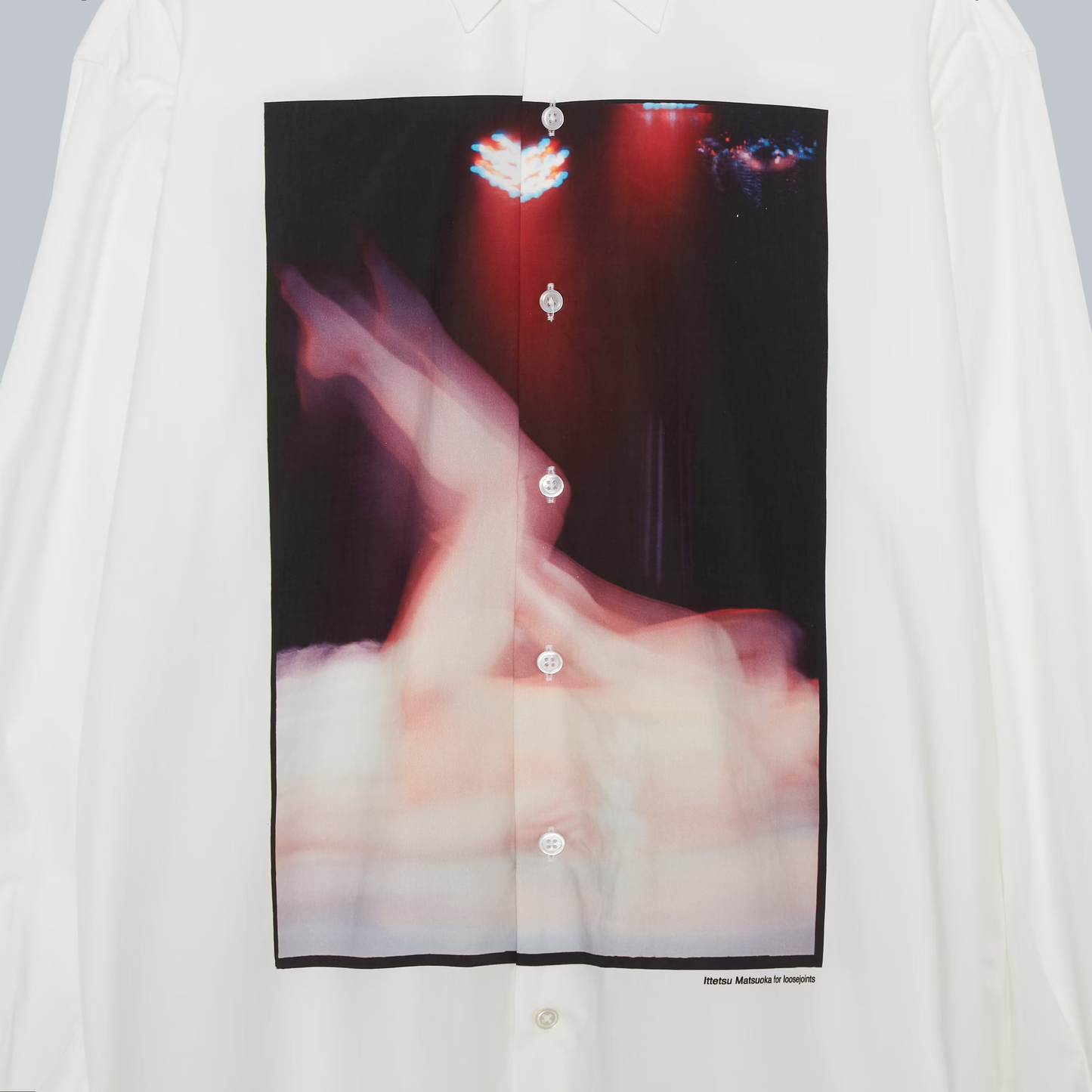 LOOSEJOINTS_ITTETSU MATSUOKA - 'Yasashiidake 3' CWL Cotton Shirt (White)