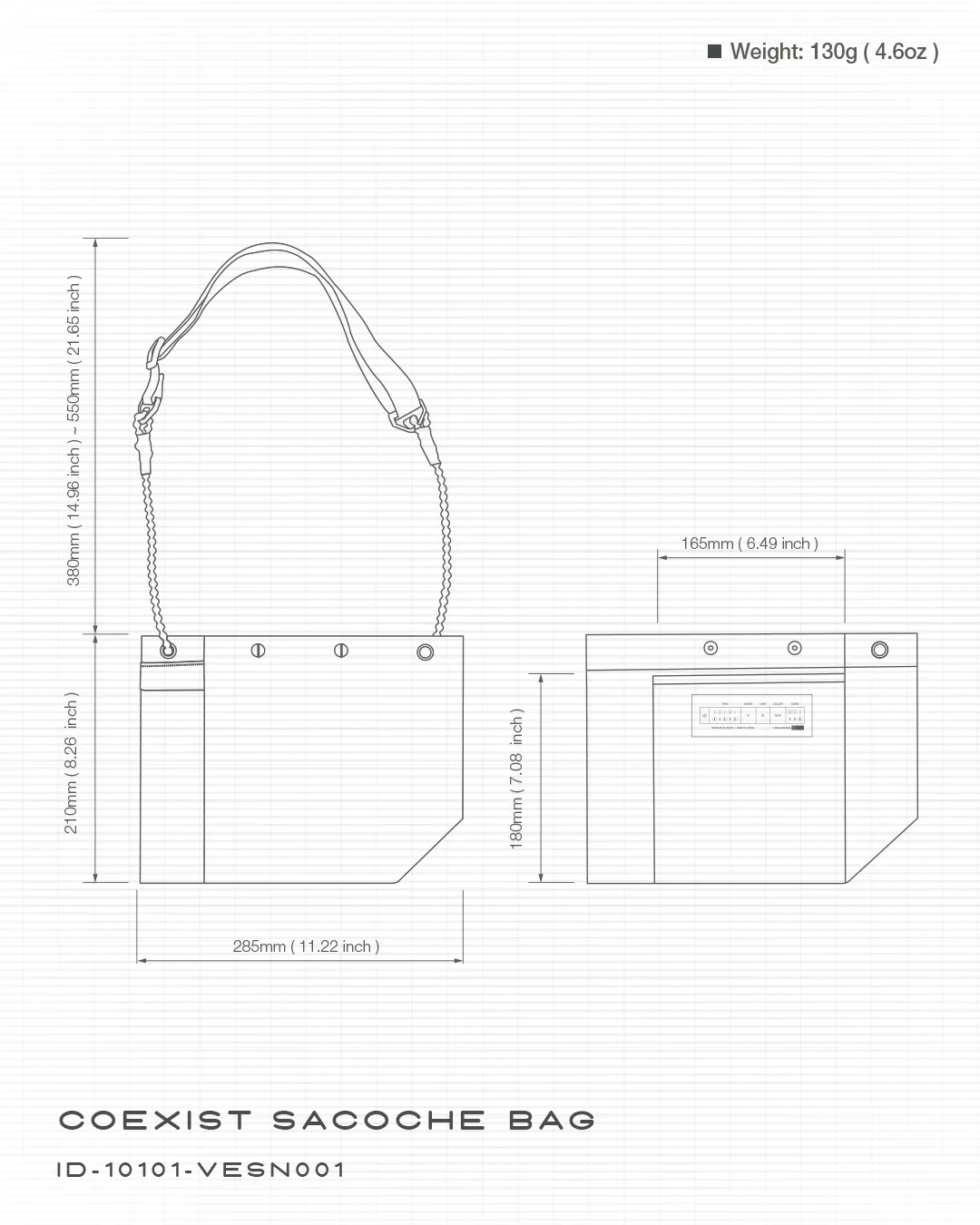 INCODER_ Coexist Sacoche Bag