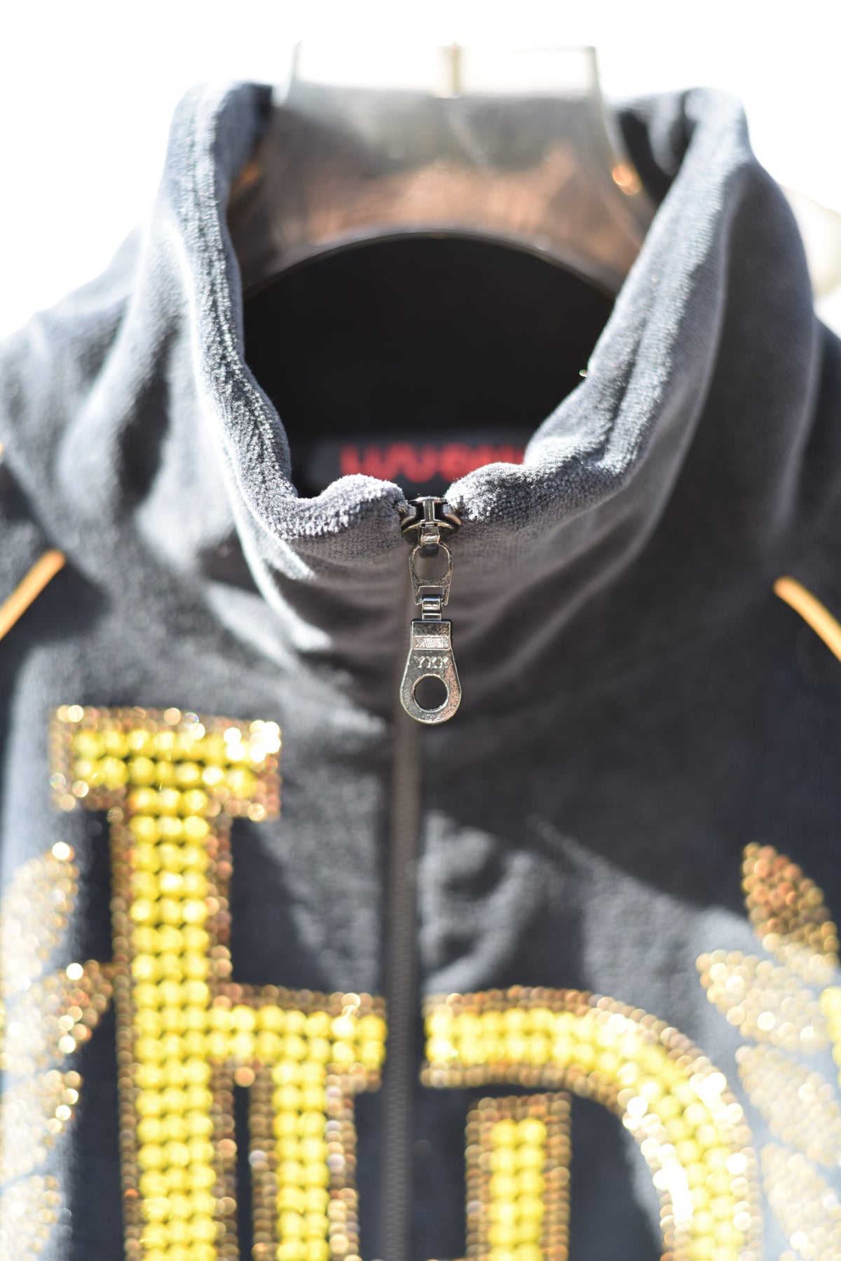 LU'U DAN_Supa-Sleaze Track Jacket (Baroque Black)