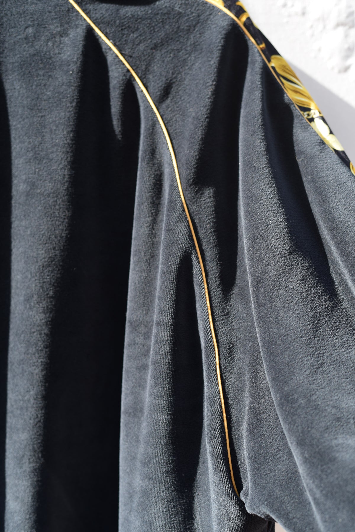 LU'U DAN_Supa-Sleaze Track Jacket (Baroque Black)