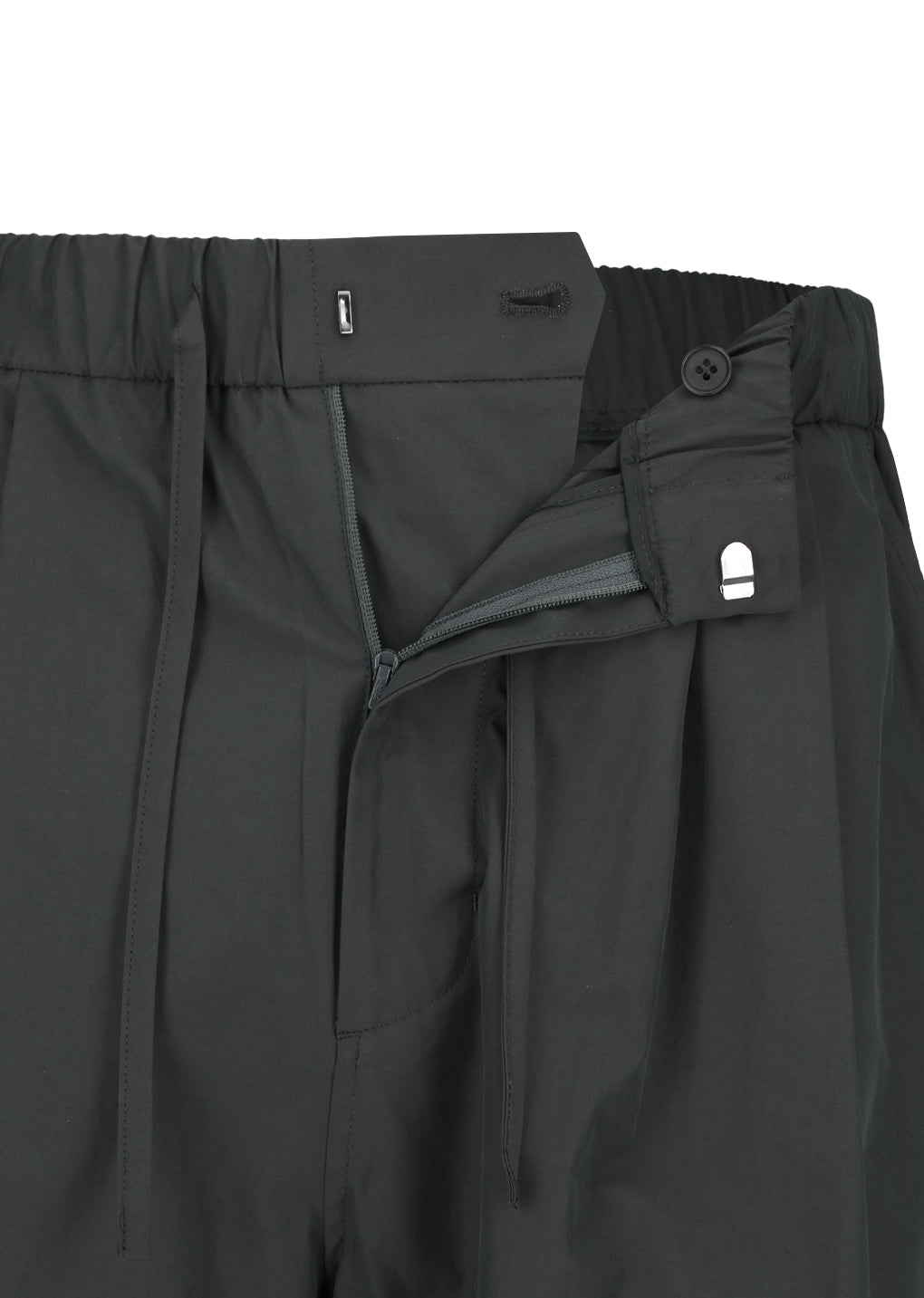 AMOMENTO_DRAWSTRING PANTS (Charcoal)