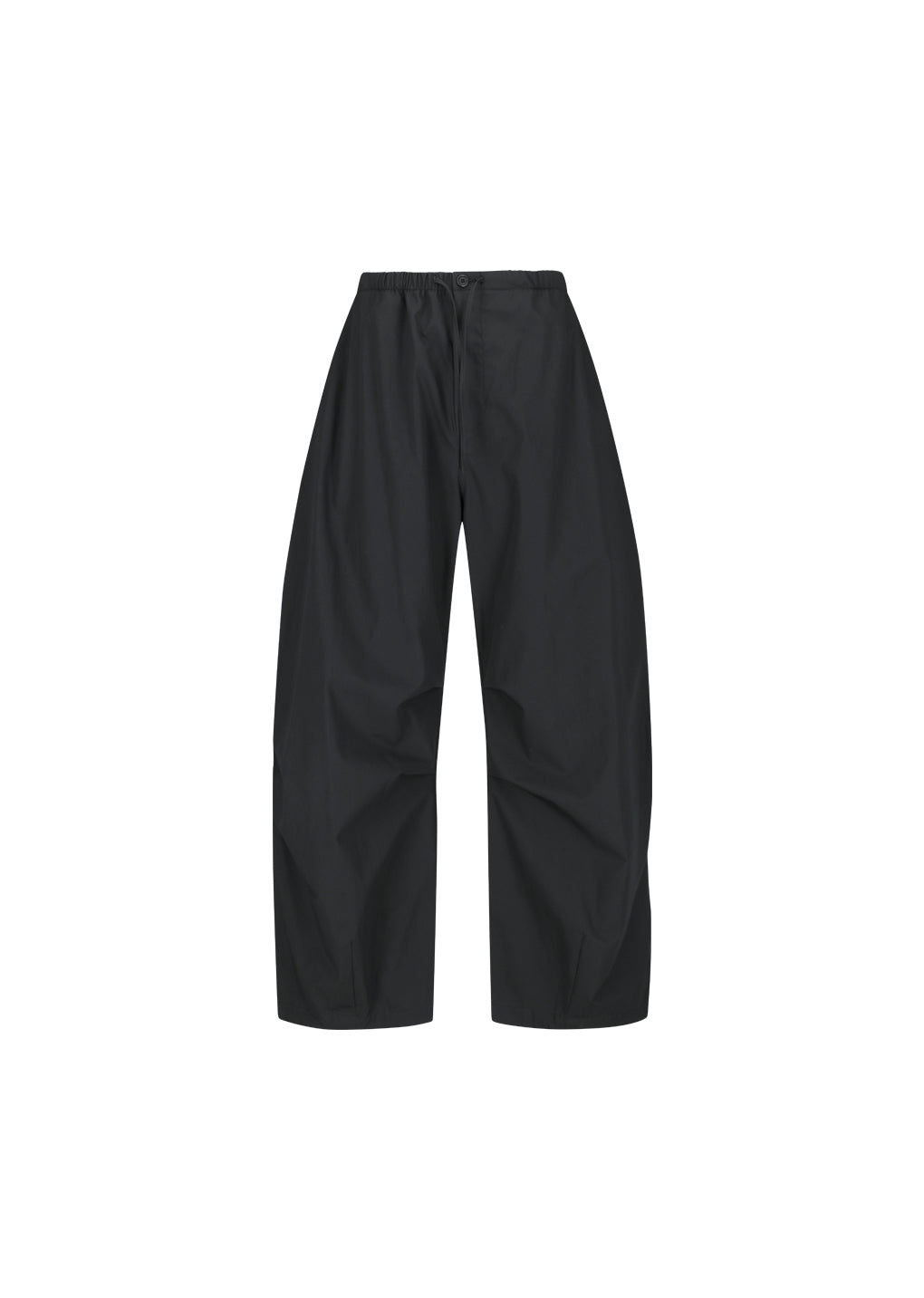 AMOMENTO_DRAWSTRING WIDE FATIGUE PANTS (Charcoal)