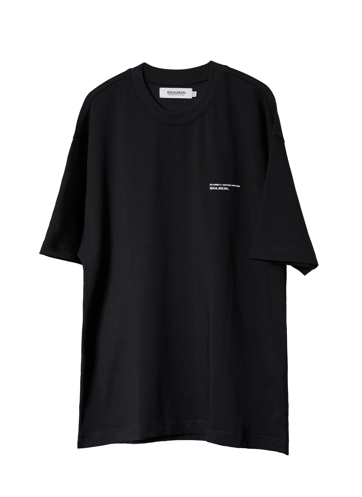 EQUALNEAR_Reversed Tee (Black)