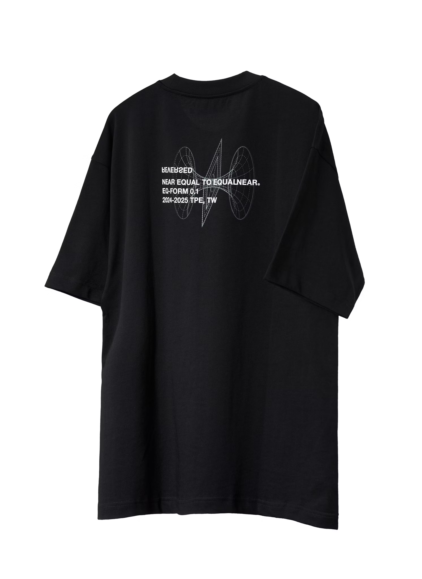 EQUALNEAR_Reversed Tee (Black)