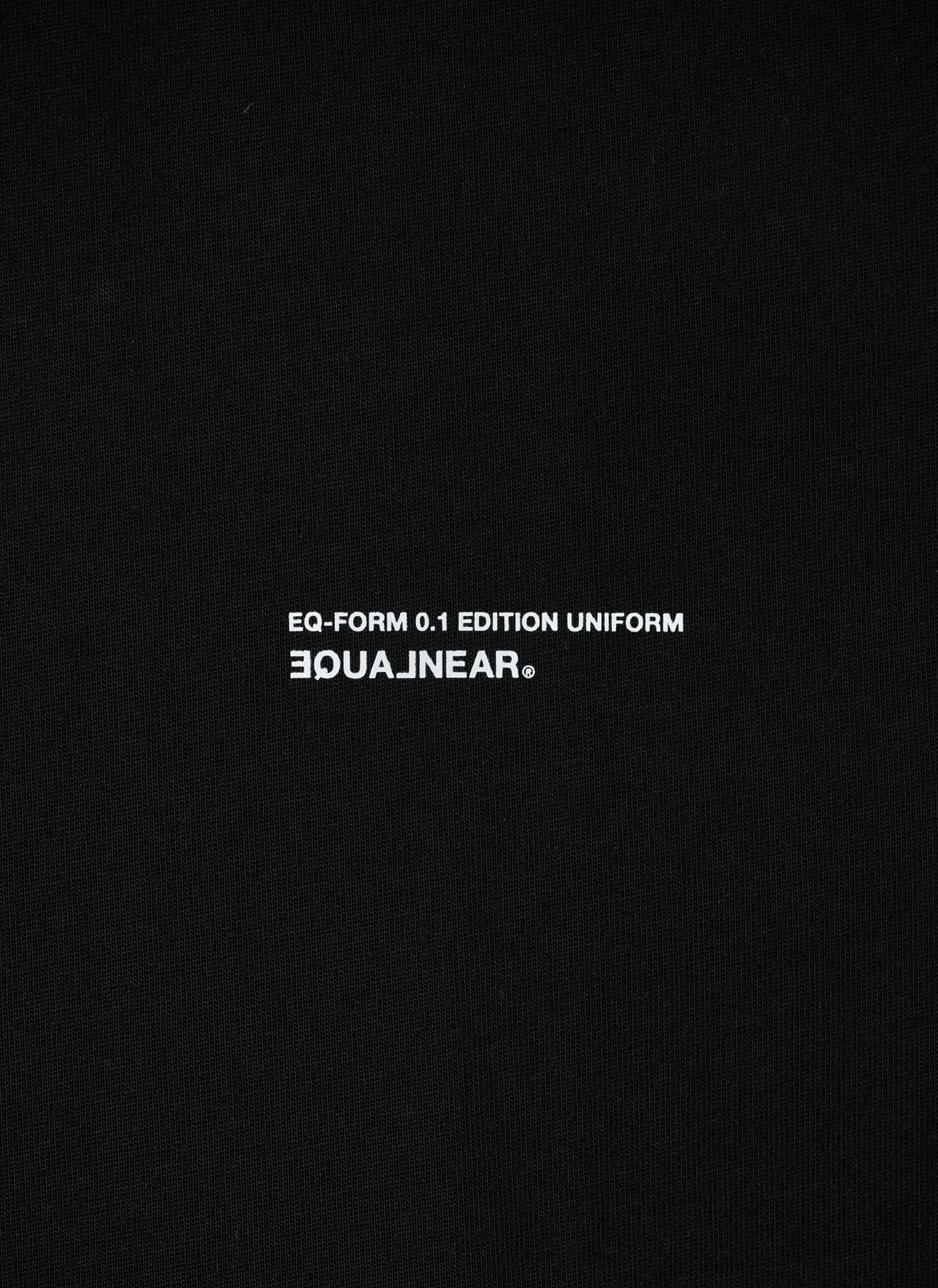 EQUALNEAR_Reversed Tee (Black)