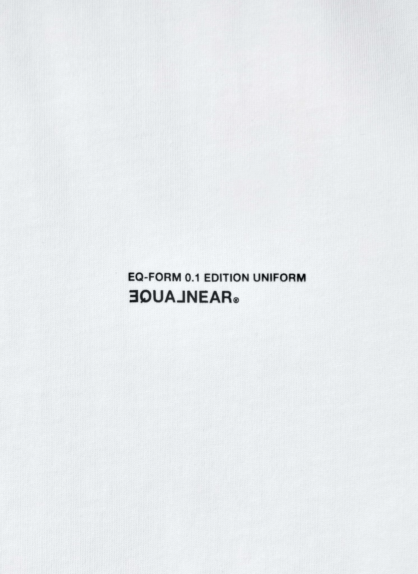 EQUALNEAR_Reversed Tee (White)