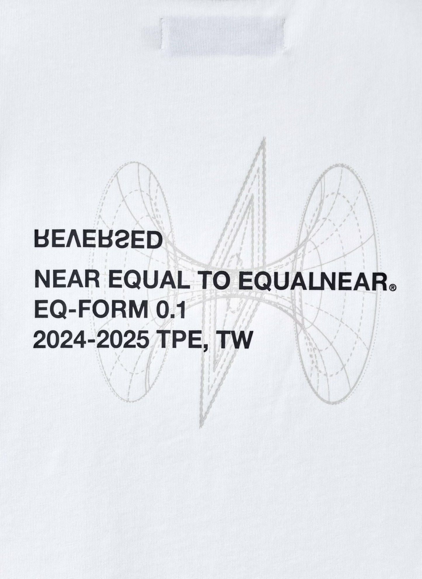 EQUALNEAR_Reversed Tee (White)