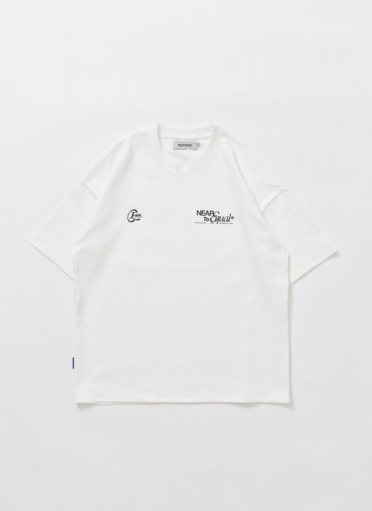 EQUALNEAR_EQNR Logo Tee (White)