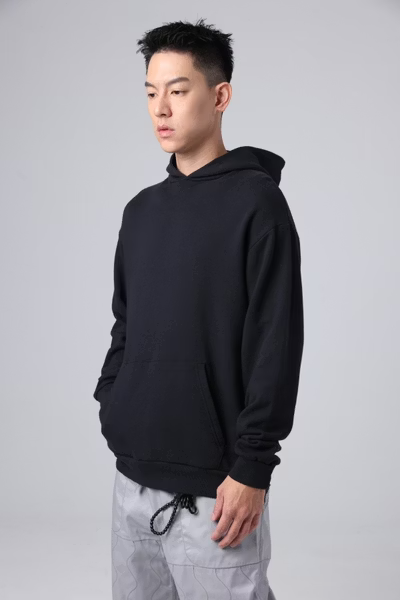 LOOSEJOINTS_Jun Tsunoda 'purple tears' SWEAT HOODIE (Navy)