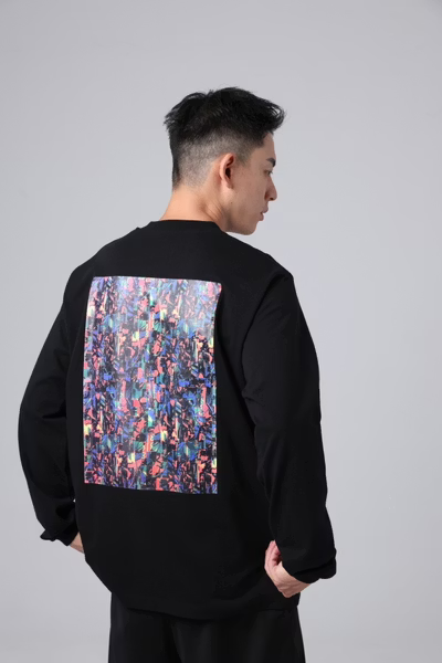 LOOSEJOINTS_TOMOO GOKITA - 'Wavy Gravy' L/S TEE (Black)