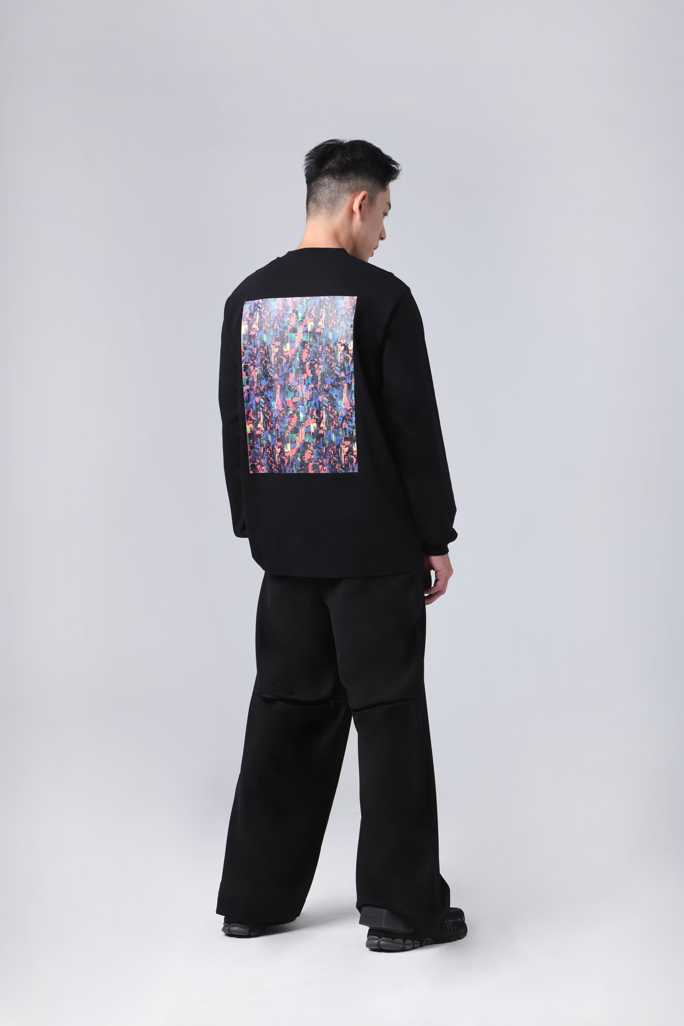 LOOSEJOINTS_TOMOO GOKITA - 'Wavy Gravy' L/S TEE (Black)