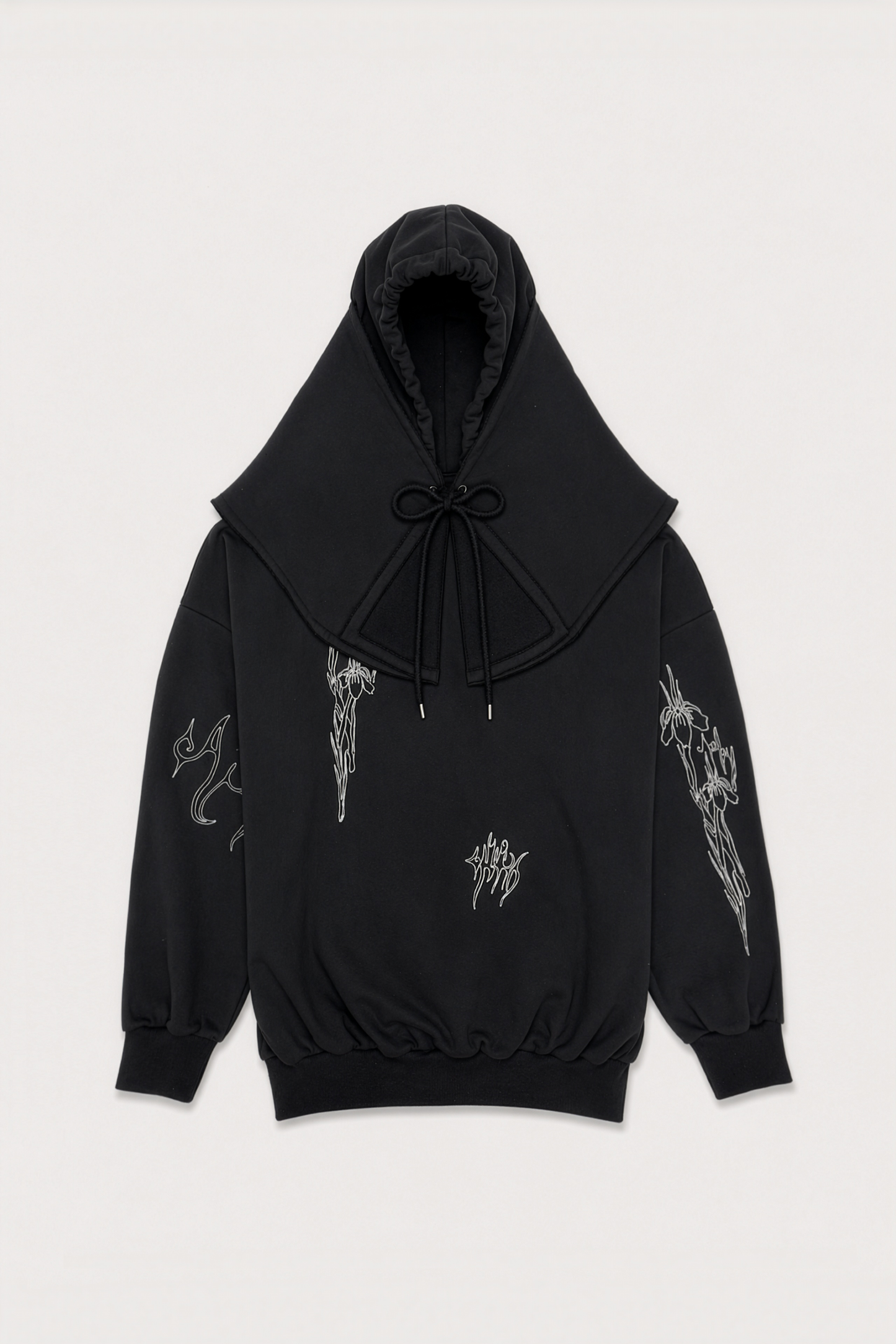 AVAVAV_NUN HOODIE (Black)