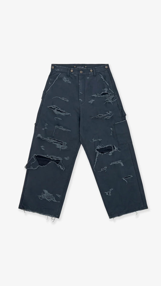 PROJECT G/R_DISTRESSED WORK PANTS