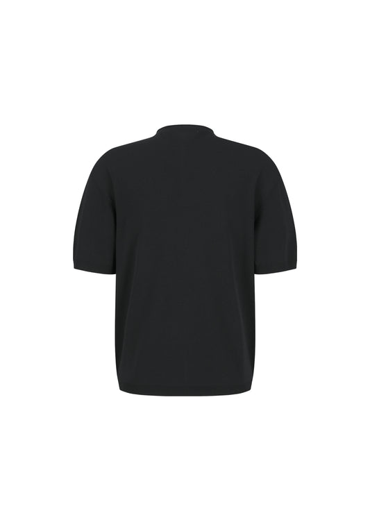 AMOMENTO_HALF ZIP-UP KNIT (Black)