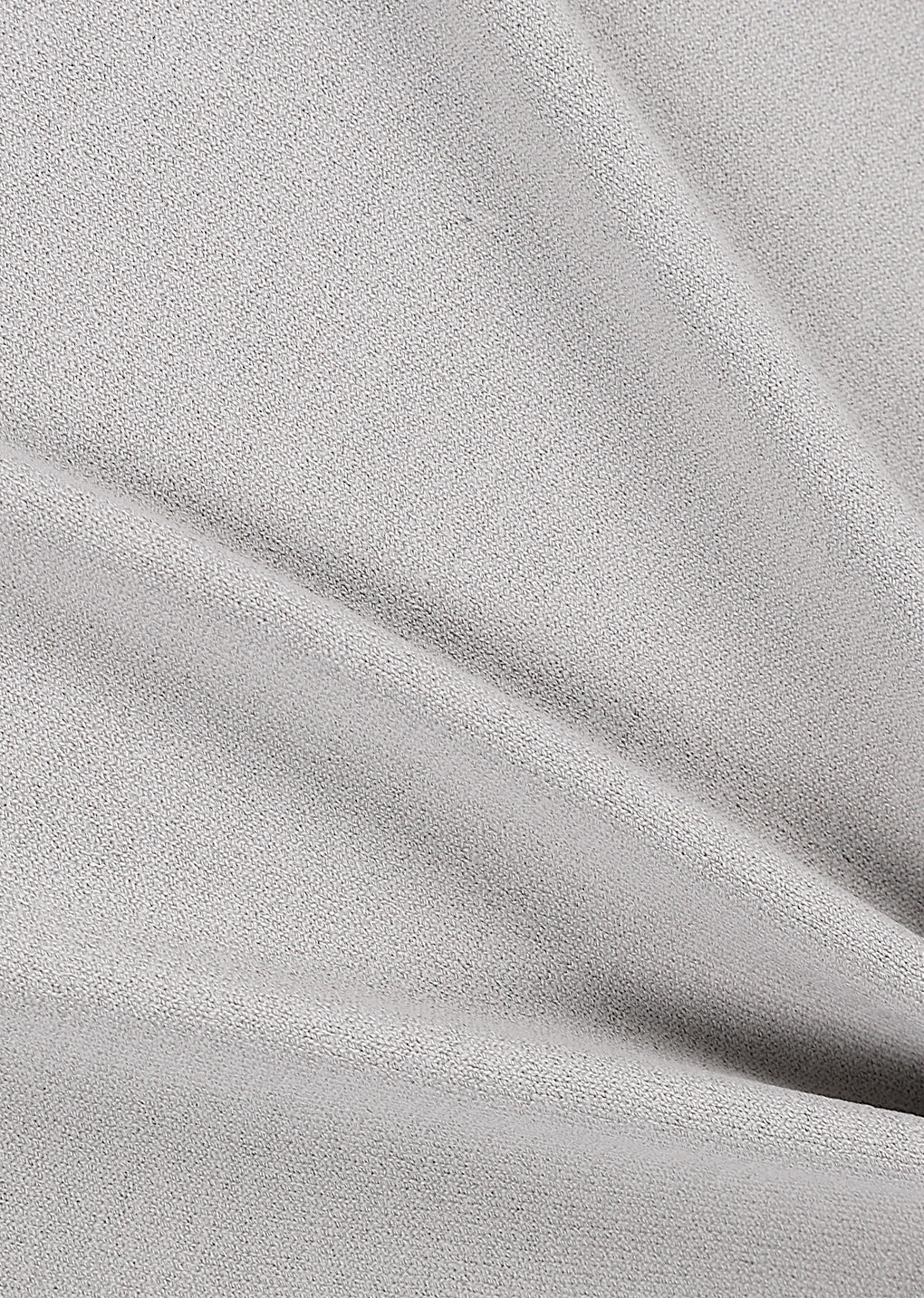 AMOMENTO_HALF ZIP-UP KNIT (Grey Beige)