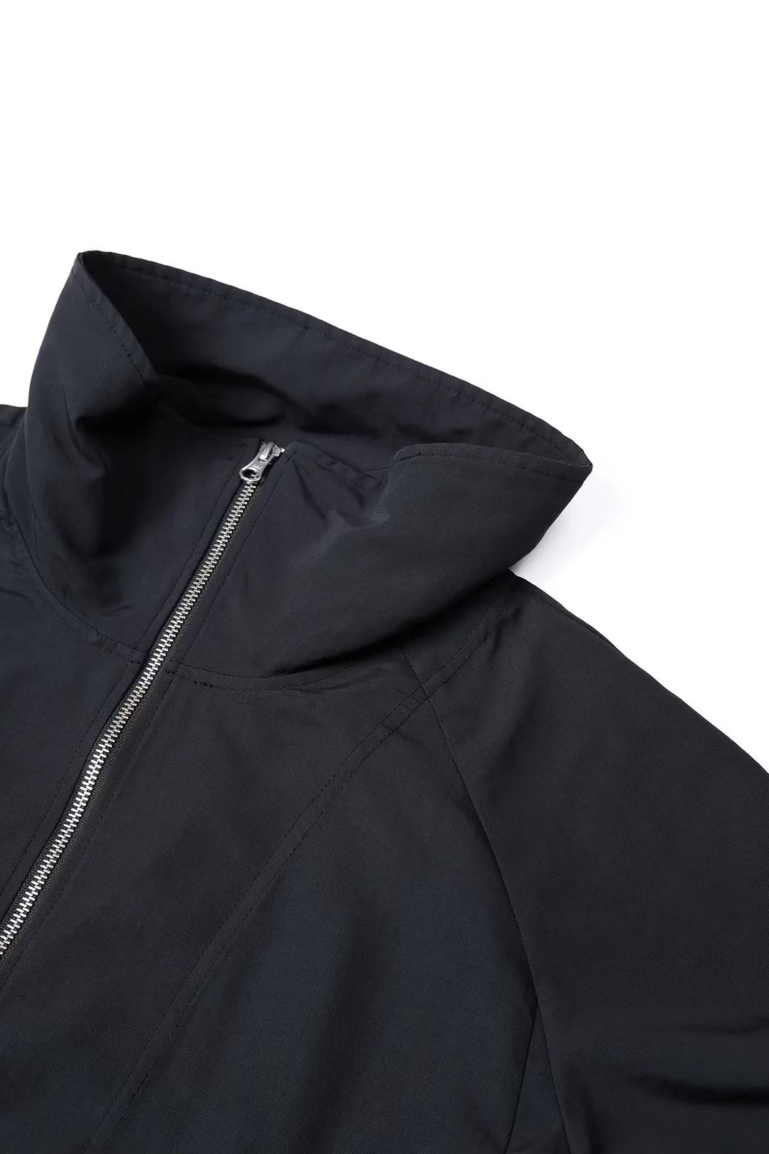 INCODER_High collar A line jacket