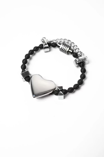 INCODER_iN Bracelet-Heart (Silver)