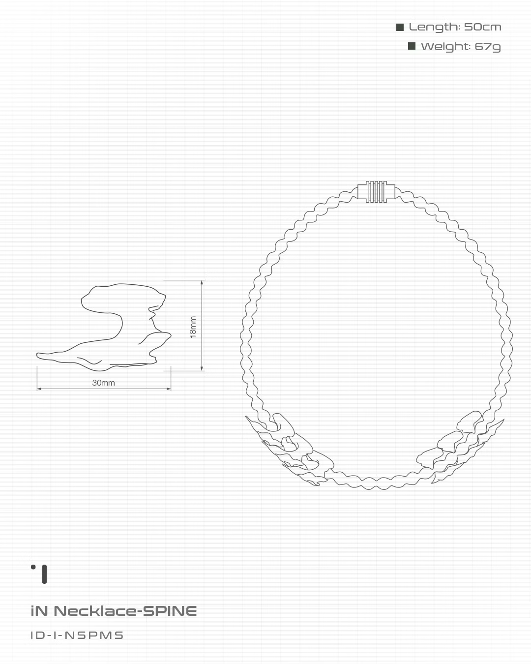 INCODER_iN Necklace-SPINE
