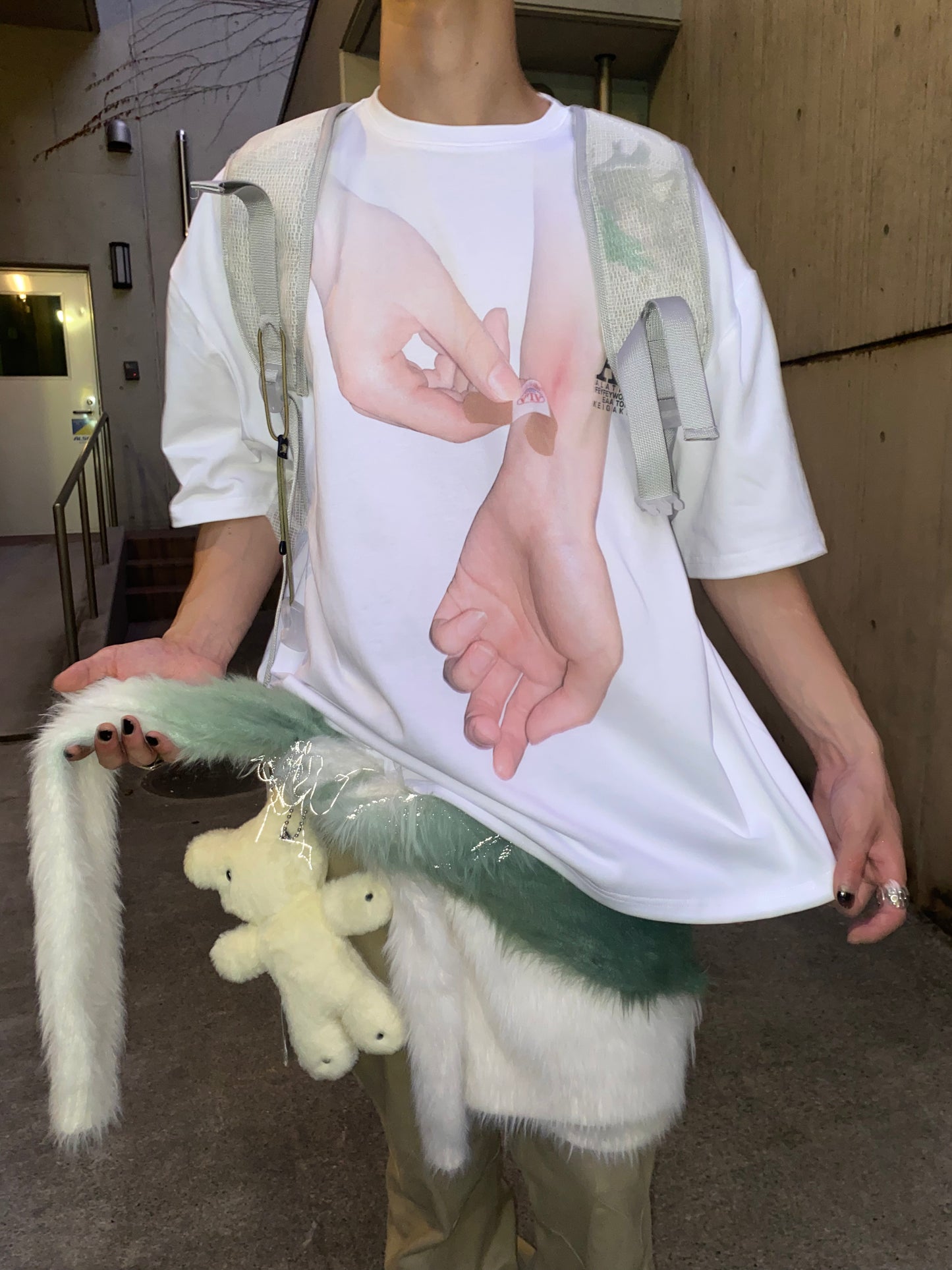 ALA TIANAN_BAND-AIDS HAND SUBLIMATION PRINTED T SHIRT