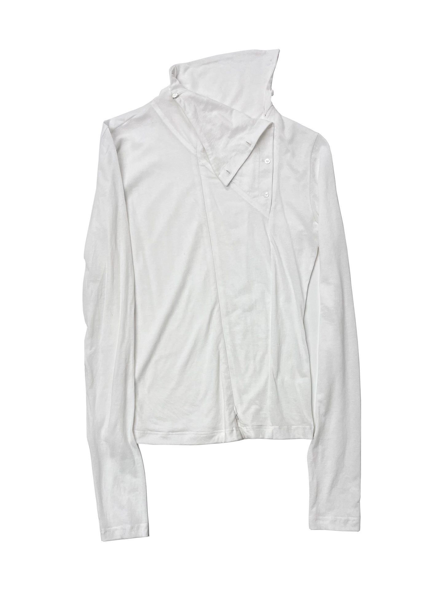 ALA TIANAN_TRIPLE OPENING LONG SLEEVES (White)