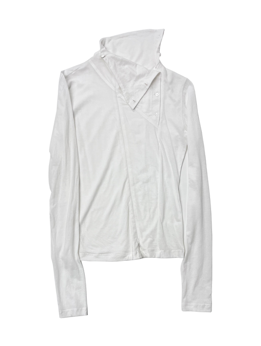 ALA TIANAN_TRIPLE OPENING LONG SLEEVES (White)