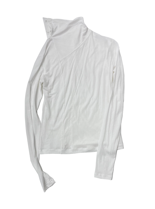 ALA TIANAN_TRIPLE OPENING LONG SLEEVES (White)