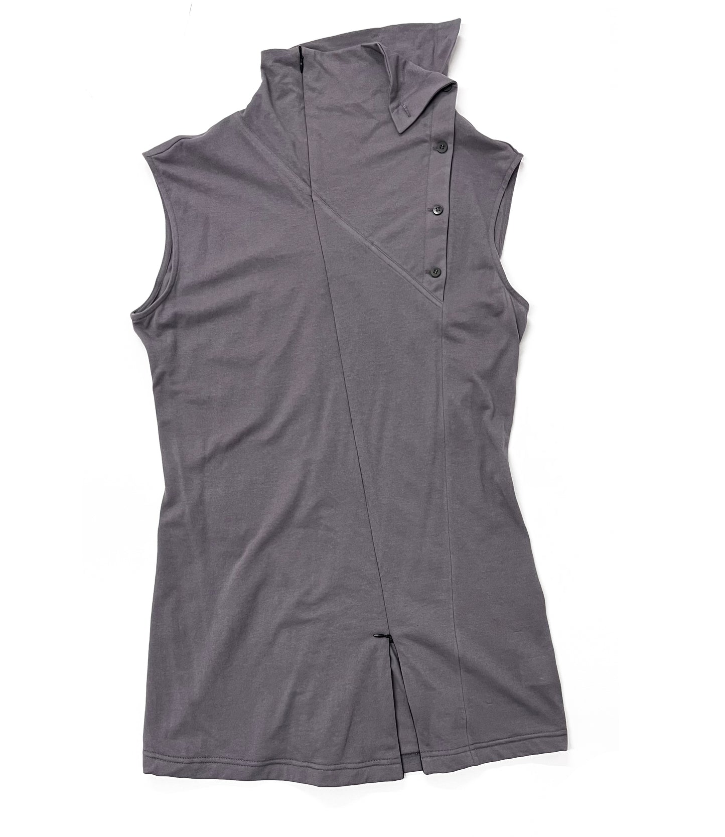 ALA TIANAN_TRIPLE OPENING VEST (Gray)