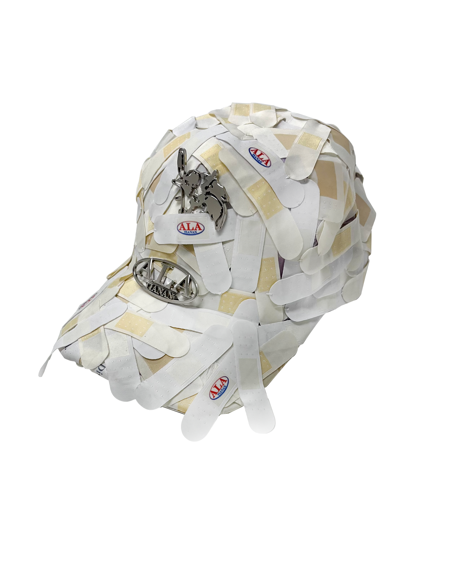 ALA TIANAN_WHITE BANDAIDS CAP (White)