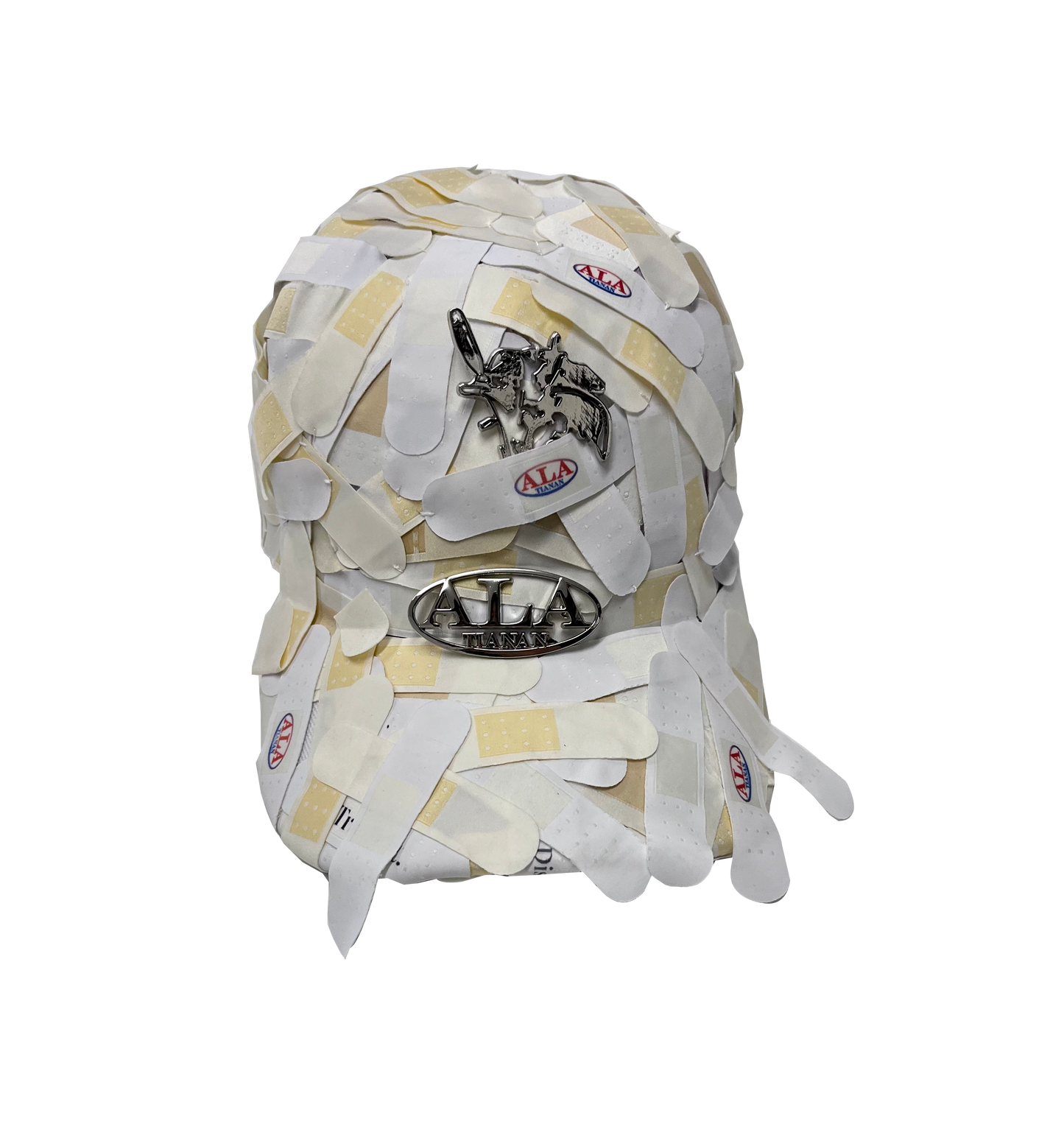 ALA TIANAN_WHITE BANDAIDS CAP (White)