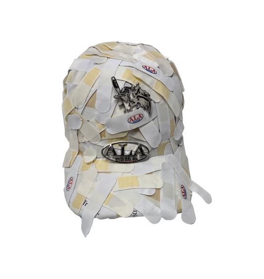 ALA TIANAN_WHITE BANDAIDS CAP (White)