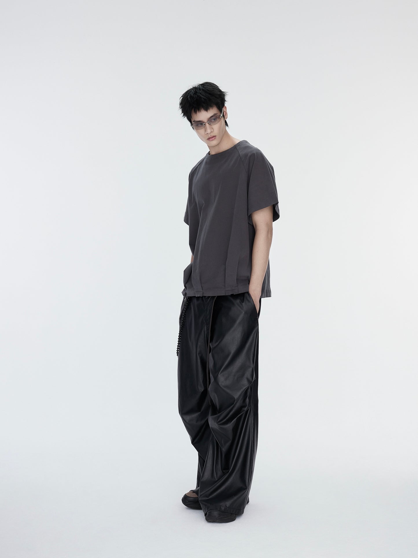 pip workspace_Drawcord Raglan T-shirt (Grey)