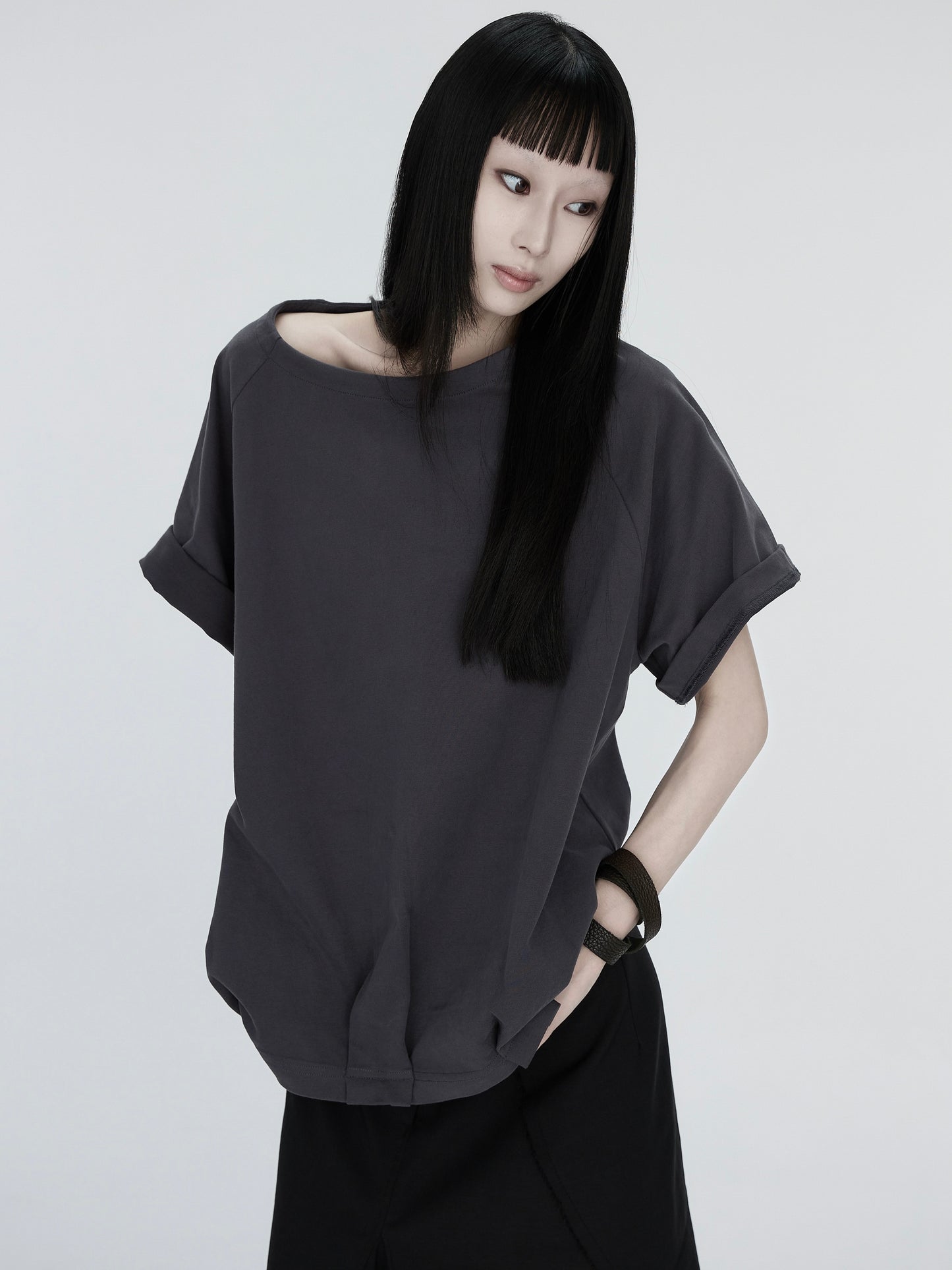 pip workspace_Drawcord Raglan T-shirt (Grey)