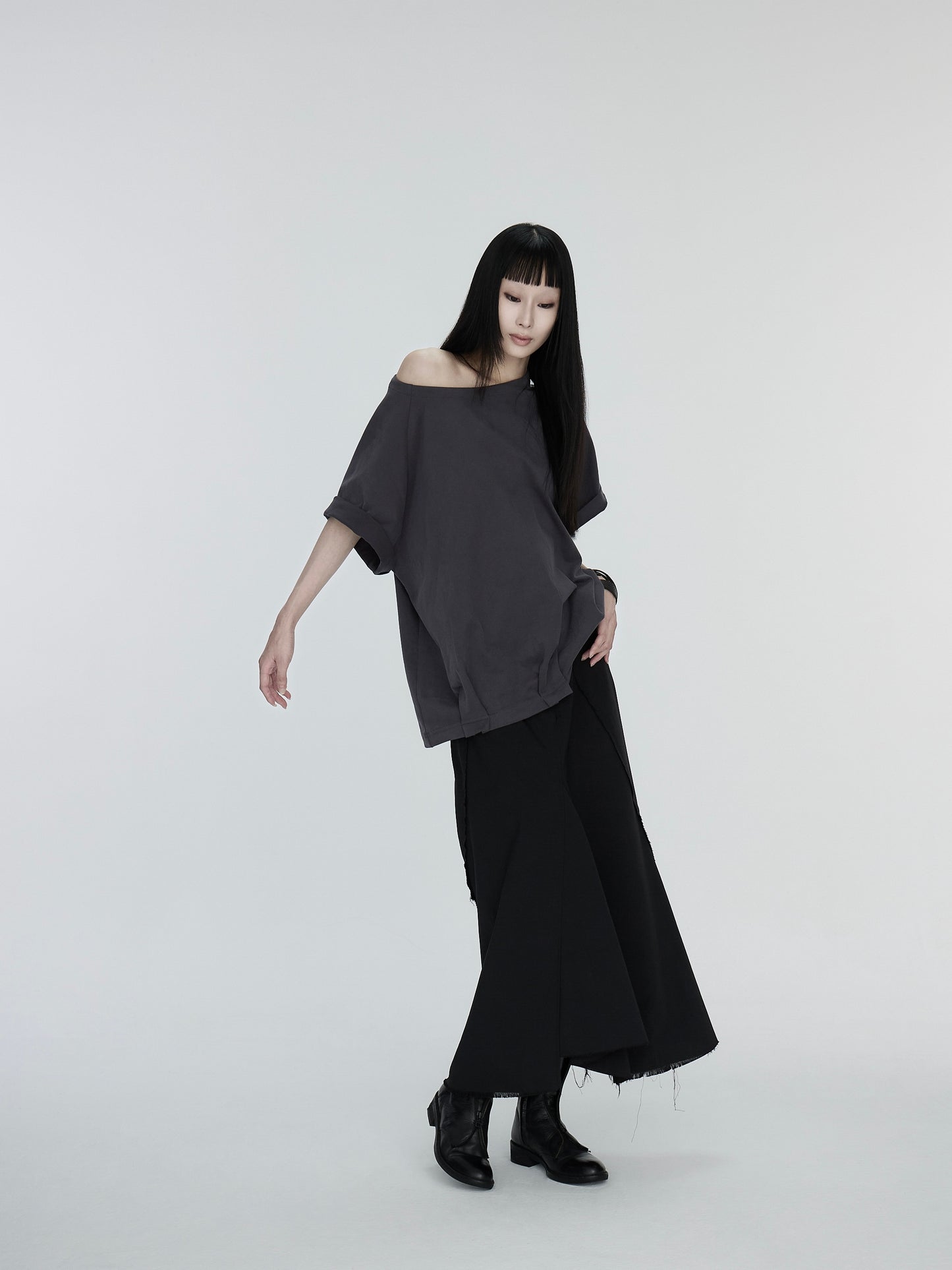 pip workspace_Drawcord Raglan T-shirt (Grey)