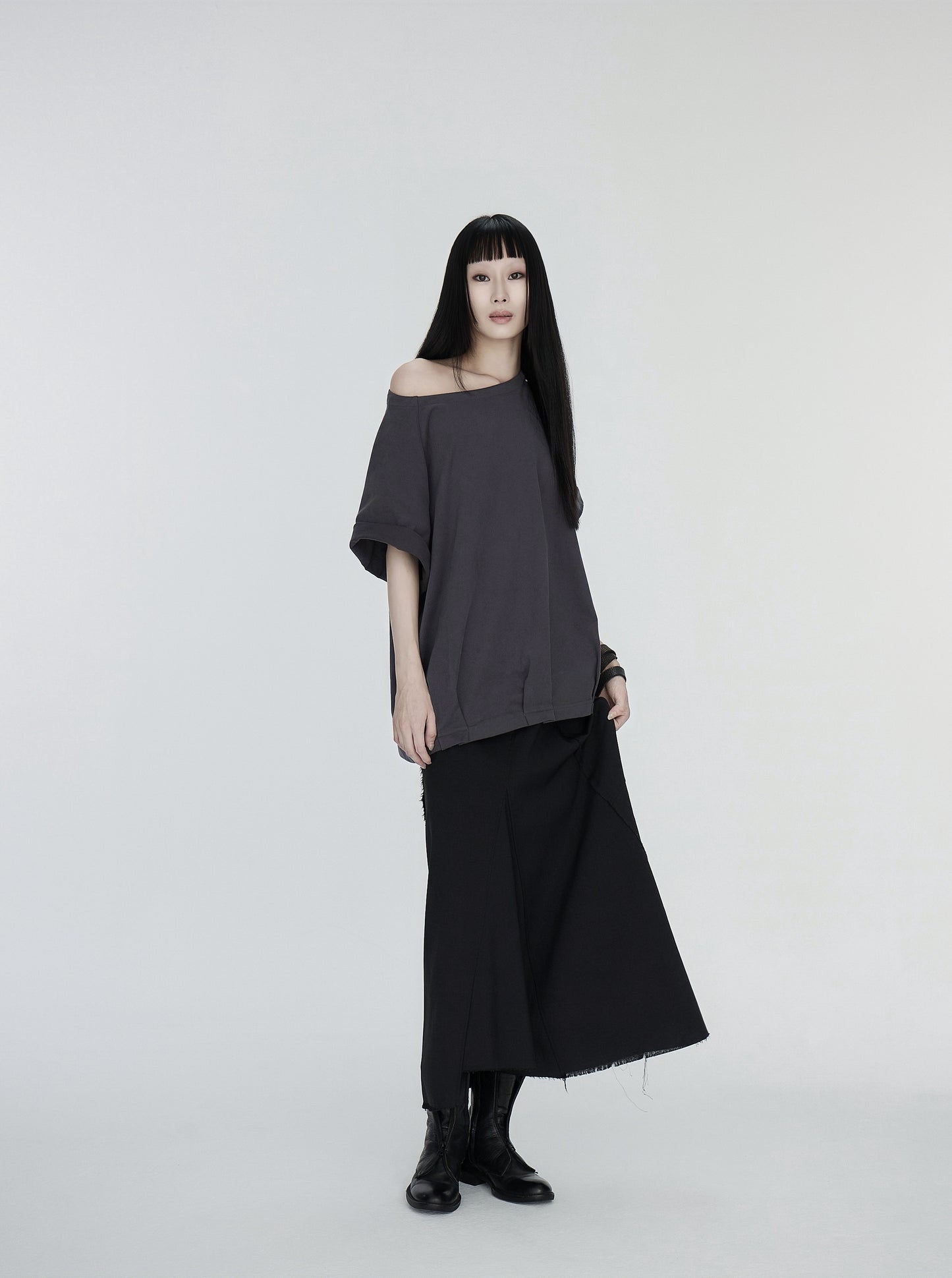 pip workspace_Drawcord Raglan T-shirt (Grey)