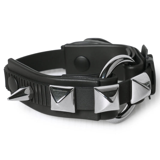 INNERRAUM_OBJECT B01 1-RING-STUDS-BRACELET (Black Matt)