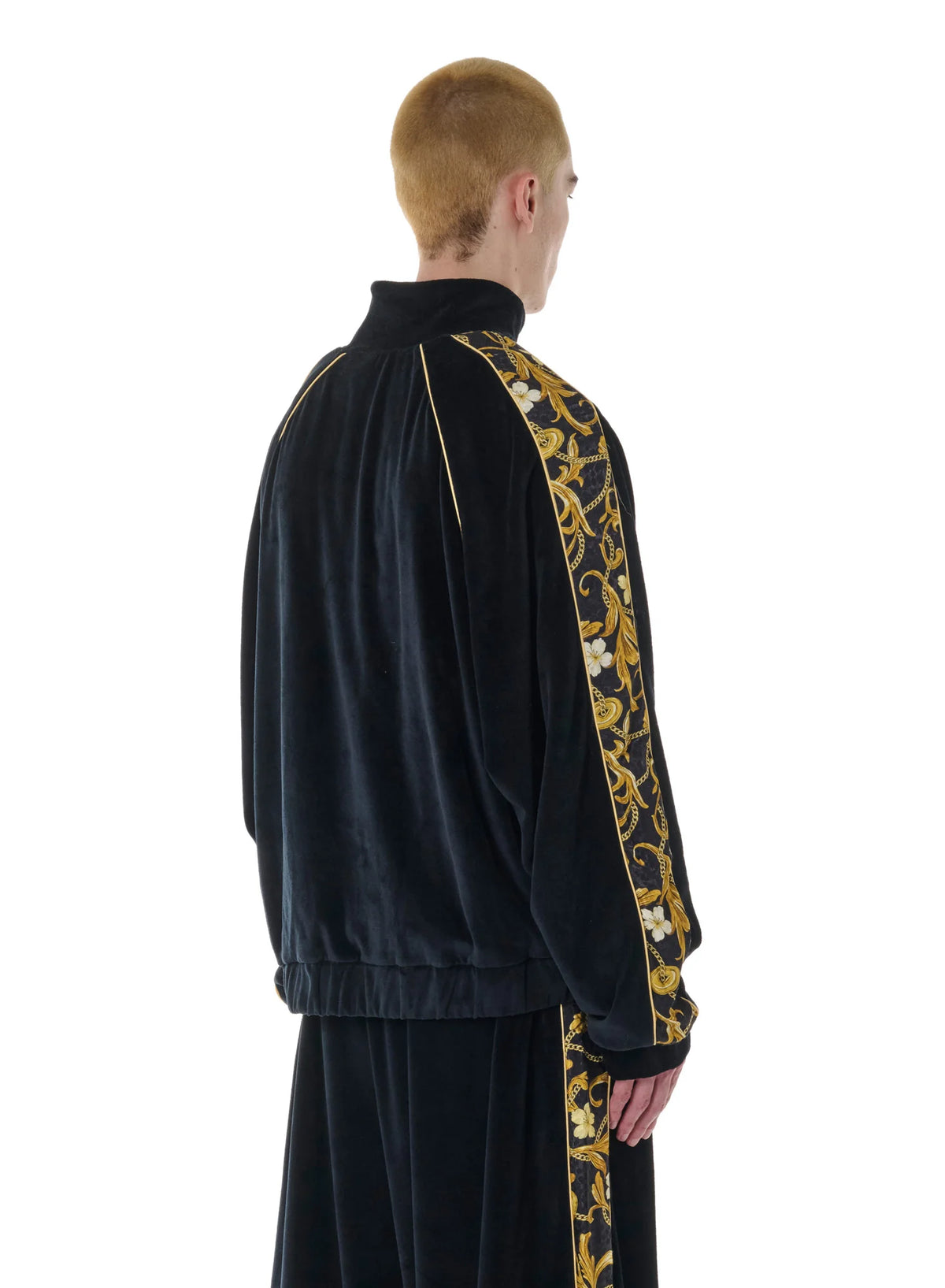 LU'U DAN_Supa-Sleaze Track Jacket (Baroque Black)